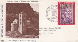 Deux (2) Lettres FDC  St-Jean De Caselles & Maison Des Vallées 18.9.70 & 18.9.71 - Brieven En Documenten