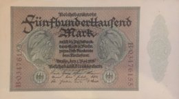 Germany 500.000 Mark, DEU-99b/Ro.87b (1923) - EF/XF - 500000 Mark