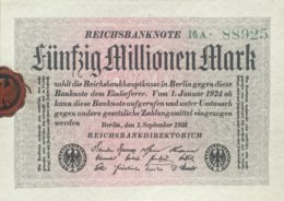 Germany 50.000.000 Mark, DEU-122a/Ro.108a (1923) - UNC - 50 Millionen Mark