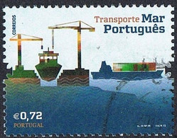 2015 - PORTOGALLO / PORTUGAL - TRASPORTI VIA MARE / TRANSPORT BY SEA. USATO / USED. - Oblitérés