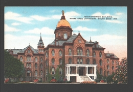 South Bend - Administration Building - Notre Dame University - Linen - South Bend