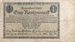 Germany 1 Rentenmark, DEU-199a/Ro.154a (1923) - Fine - 1 Rentenmark