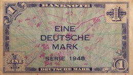 Germany West 1 Mark, WBZ-2/Ro.232 (1948) - Very Fine - 1 Deutsche Mark