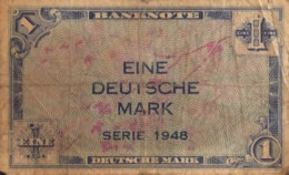 Germany West 1 Mark, WBZ-2/Ro.232 (1948) - Very Good - 1 Deutsche Mark