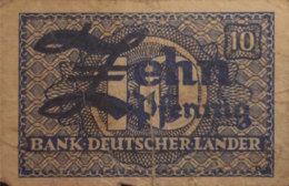 Germany West 10 Pfennig, WBZ-12a/Ro.251a (1948) - Fine - 10 Pfennig
