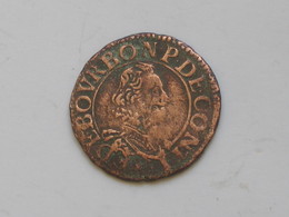 Double Tournois  BOURBON DE CONTI - Sans Date -  à Identifier  ***** EN ACHAT IMMEDIAT ***** - 1589-1610 Henri IV Le Vert-Galant