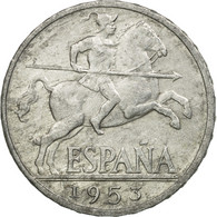 Monnaie, Espagne, 10 Centimos, 1953, TB+, Aluminium, KM:766 - 10 Centesimi