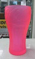 AC - COCA COLA NEON PINK COLORED GLASS  TUMBLER GLASS FROM TURKEY - Tasses, Gobelets, Verres