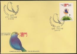 Macau Macao Chine FDC 1993 - Protecção Do Ambiente - Environmental Protection - MNH/Neuf - FDC