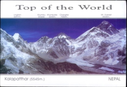 SPORTS-CLIMBING- TOP OF THE WORLD- MOUNTAIN PEAKS -KALAPATTHAR-5545m- MAXIMUM CARD-NEPAL -MNH-MC-95 - Escalade