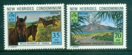 New Hebrides (Br) 1973 Tana Is, Volcano, Wild Horses MUH - Unused Stamps