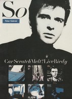 Rare Ancienne  Cp  Pop Culture Années 80 Peter Gabriel - Other Products