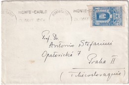 MONACO  1939 LETTRE DE MONTE-CARLO - Lettres & Documents
