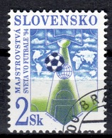 SK+ Slowakei 1994 Mi 192-93 207 Nichtraucher, Fußball-WM, Weihnachten - Oblitérés