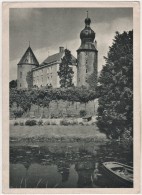 Borken Gemen - S/w Burg Gemen Im Münsterland   Werbekarte Westfälische Rundschau - Borken