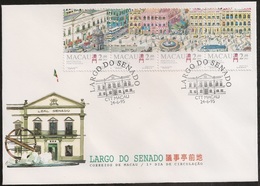 Macau Macao Chine FDC 1995 - Largo Do Senado - Senado Square - MNH/Neuf - FDC