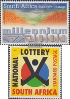 South Africa 1244,1245 (complete Issue) Unmounted Mint / Never Hinged 2000 Admission In That Year, Lottery - Nuovi