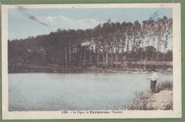 CPA Rare - VENDÉE - LA DIGUE DE FAYMOREAU - Petite Animation, Pêcheur -Jhely-Poupin / 198 - Autres & Non Classés