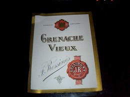 Etiquette  Neuve Grenache Vieux Rossinés à Collioure - Alcoholen & Sterke Drank