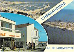 85 - ILE DE NOIRMOUTIER : L'Herbaudière - Multivues ( Tabac Journaux ) CPSM CPM Grand Format - Vendée - Ile De Noirmoutier