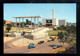 Uganda - Parliament Building With Independence Arch / Postcard Not Circulated, 2 Scans - Uganda