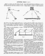 ANTENNES Pour  T.S.F  1913 - Sonstige & Ohne Zuordnung