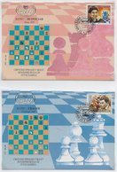 Yugo-Slavia  Chess Ajedrez 6x Different FDC - Sonstige & Ohne Zuordnung