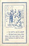 Themes Div-ref Y297- Illustrateurs - Illustrateur Henriot - Publicité Alcool Pour Le Vin - Carte Bon Etat  - - Henriot