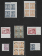 BULGARIE - SPECTACULAIRES VARIETES DE DENTELURES OU DE SURCHARGES - ** MNH Sous POCHETTES HAWID - Variedades Y Curiosidades