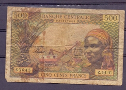 Equatorial Africa  500 Fr  Rare  GABON - Other - Africa