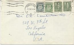 LETTRE 1968 POUR LES USA AVEC 4 TIMBRES - Briefe U. Dokumente