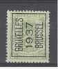 BELGIE - OBP Nr PRE 321 A  - "BRUSSEL 1937" - Typo - Klein Staatswapen - Préo/Precancels - (*) - Typos 1936-51 (Petit Sceau)