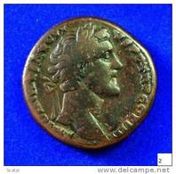 Antoninus Pius  -   (138-161) AD  -   ROME  -  AE Sestercius  24,97 Gr.  -  RIC 780  -  SEAR: 4221 -  Zeer Mooi! - Die Antoninische Dynastie (96 / 192)