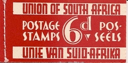 SOUTH AFRICA, 1936, Booklet 11, 6d, Red Razor Booklet - Carnets
