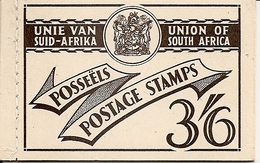 SOUTH AFRICA, 1951, Booklet 19,  3/6, Margin Perforated - Postzegelboekjes