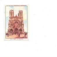 REIMS La Cathédrale Chromo 70 X 50 Bien  Pub Chocolat Lombart 2 Scans - Lombart