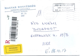 B2483 Hungary Philately Postal History Taxe Percue Registered+Registered Delivery - Covers & Documents