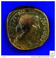 Faustina De Jonge  (161 - 175) AD  -  AE Sestercius  27,37 Gr.  -  ROME    -  RIC 1642 - The Anthonines (96 AD Tot 192 AD)