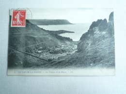 1908 LE CAP DE LA HAGUE LES FALAISES DE LA HAGUE   EDITION LL 3 CIRCULÉE DOS DIVISE VERT ETAT BON - Beaumont