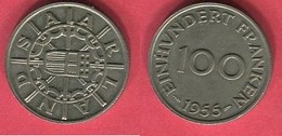 § 100 FRANC 1955 ( KM 4)   TB+ 7 - Sonstige & Ohne Zuordnung