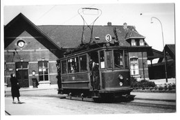 GRONINGUE GRONINGEN (Pays Bas) Photographie Format Cpa Tramway électrique Terminus Gare Du Nord - Groningen