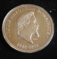 SERIE PRESIDENT DE LA REPUBLIQUE LOUIS NAPOLEON BONAPARTE 1848 1852 FRANCE MEDAILLE JETON TOURISTIQUE - Autres & Non Classés