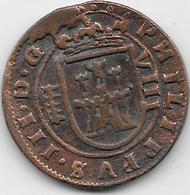 Espagne - Philippe III - 1598-1621 - Cuivre - Monnaies Provinciales
