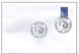 FDC Saint Pierre Et Miquelon Marianne Du 14 Juillet Bdf ( Luquet )  2,00F Bdf - 07-01-1998 - FDC