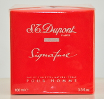 S.T. Dupont Signature Pour Homme​ Eau De Toilette Edt 100ML 3.3 Fl. Oz. Spray Perfume Man Rare Vintage Old 2000 New - Heer