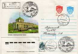 Antarctic / Antarctiques. - Russia 1988 Murmansk Stamped Stationary R - Letter - Dimitri Nalivkin - Geologist - Autres & Non Classés