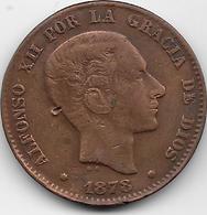 Espagne - 10 Centimos - 1878 OM - Primi Conii