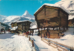 SUISSE,SWITZERLAND,SVIZZERA,SCHWEIZ ,ZERMATT,VALAIS,MATTERHORN,CERVIN,CERVINO,TRAINEAU - Zermatt