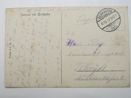 1917 , REGENSTAUF , Klarer Stempel Auf Karte - Feldpost (Portofreiheit)