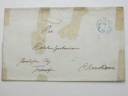 1857 , DRAMMEN ,Brief Nach Christiania Mit Siegel + Inhalt - ...-1855 Préphilatélie